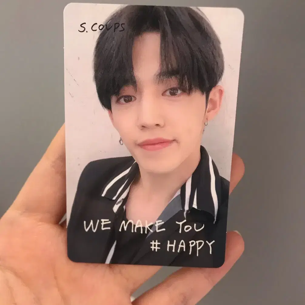 세븐틴 we make you 초회한정반 에스쿱스 포카