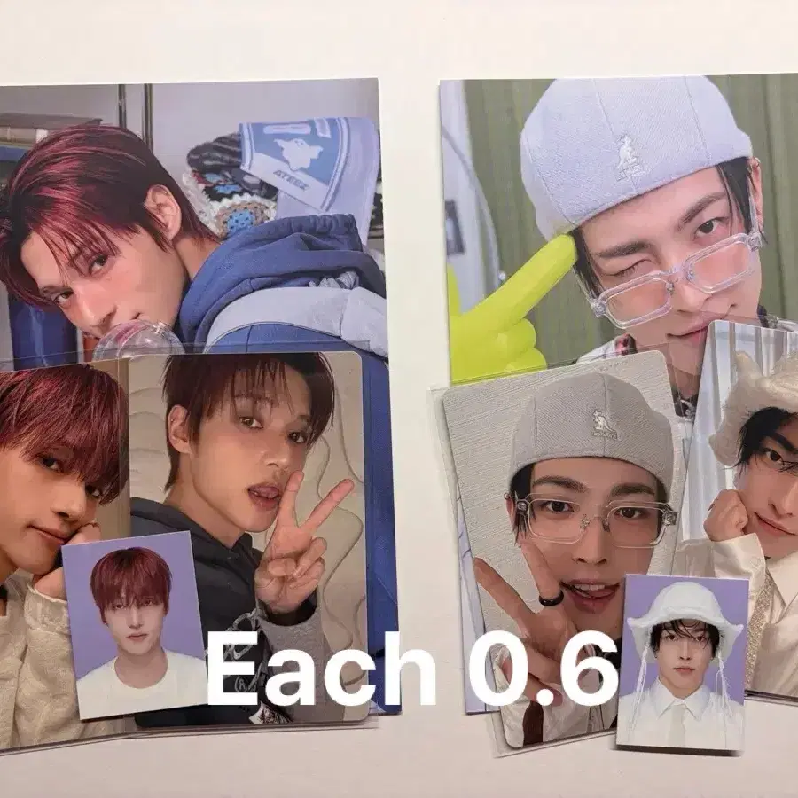 에이티즈 멤버십 키트 홍중 우영 포카 엽서 증사