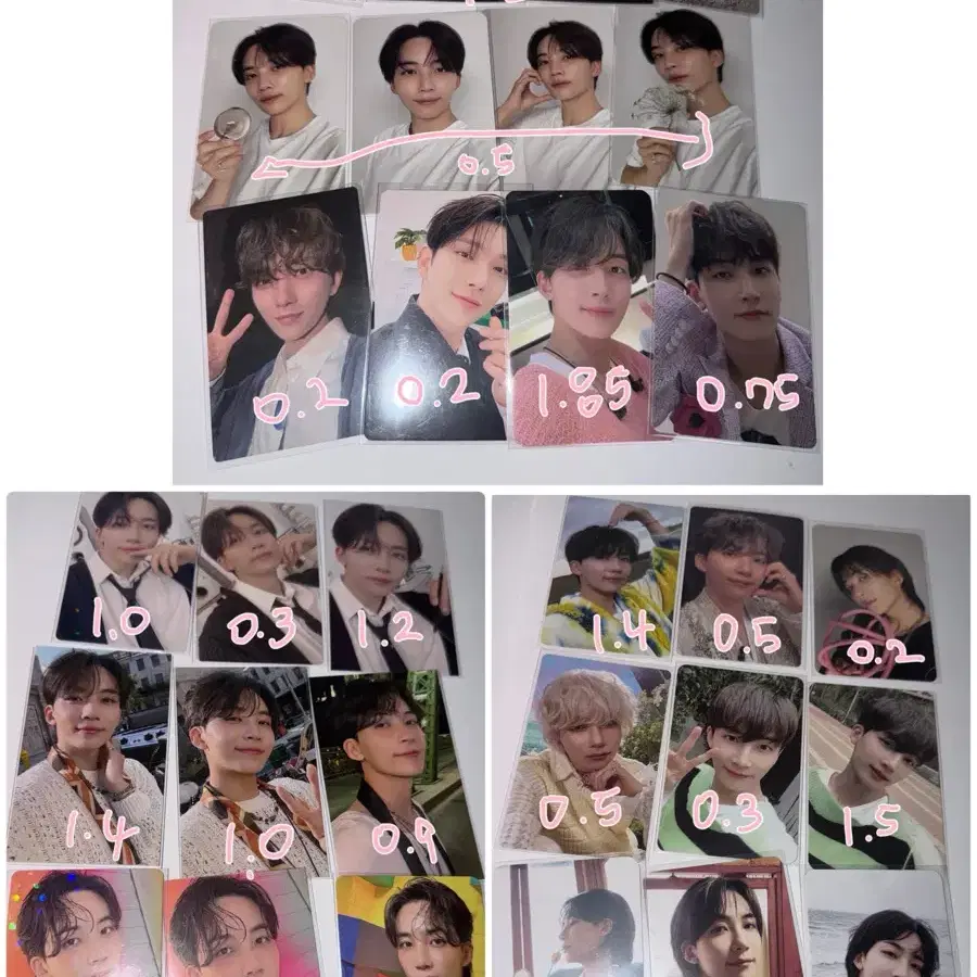 세븐틴 정한 조슈아 포카 포토카드 미공포 특전 일본 회장한정 이즈위 등 1