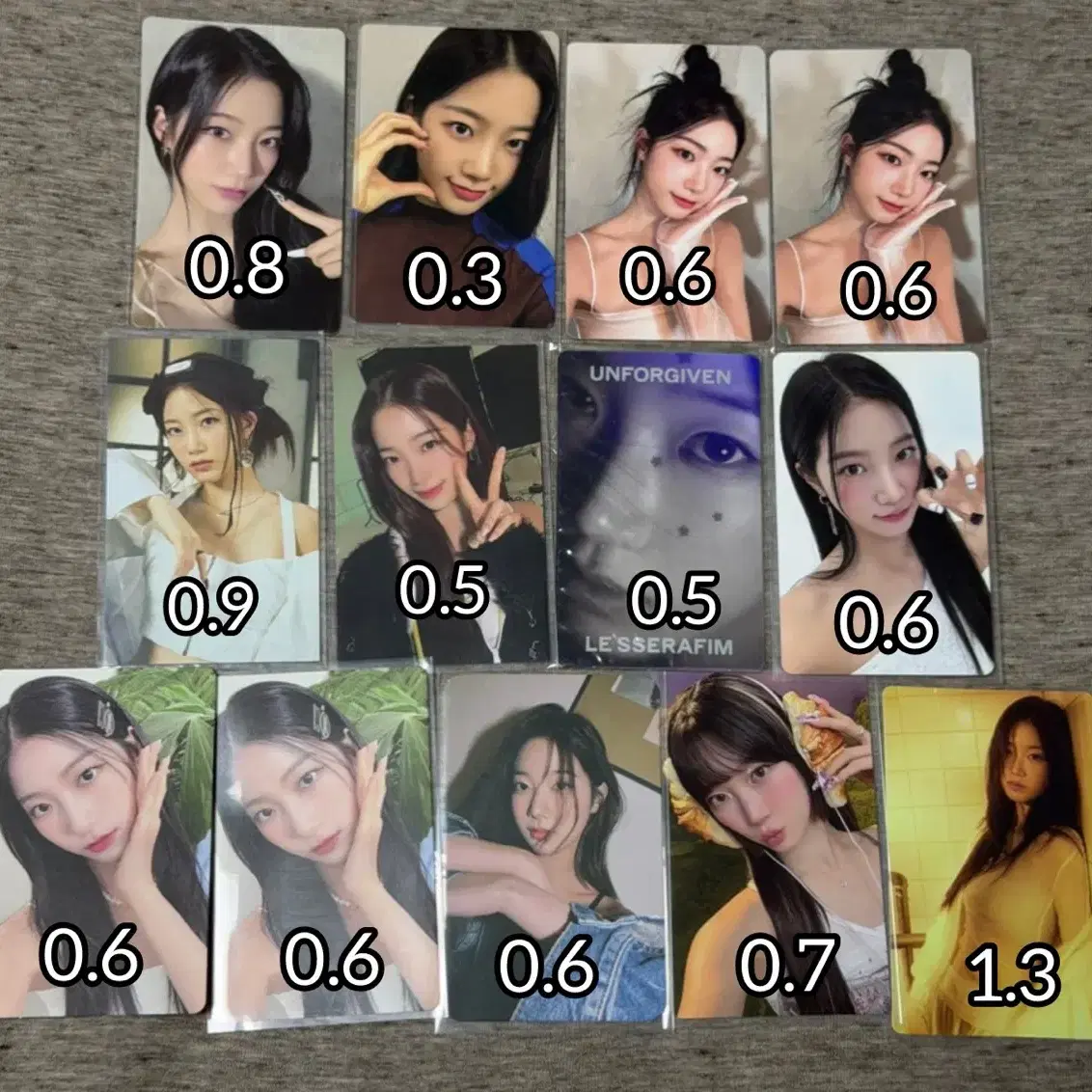 르세라핌 카즈하 포카 양도