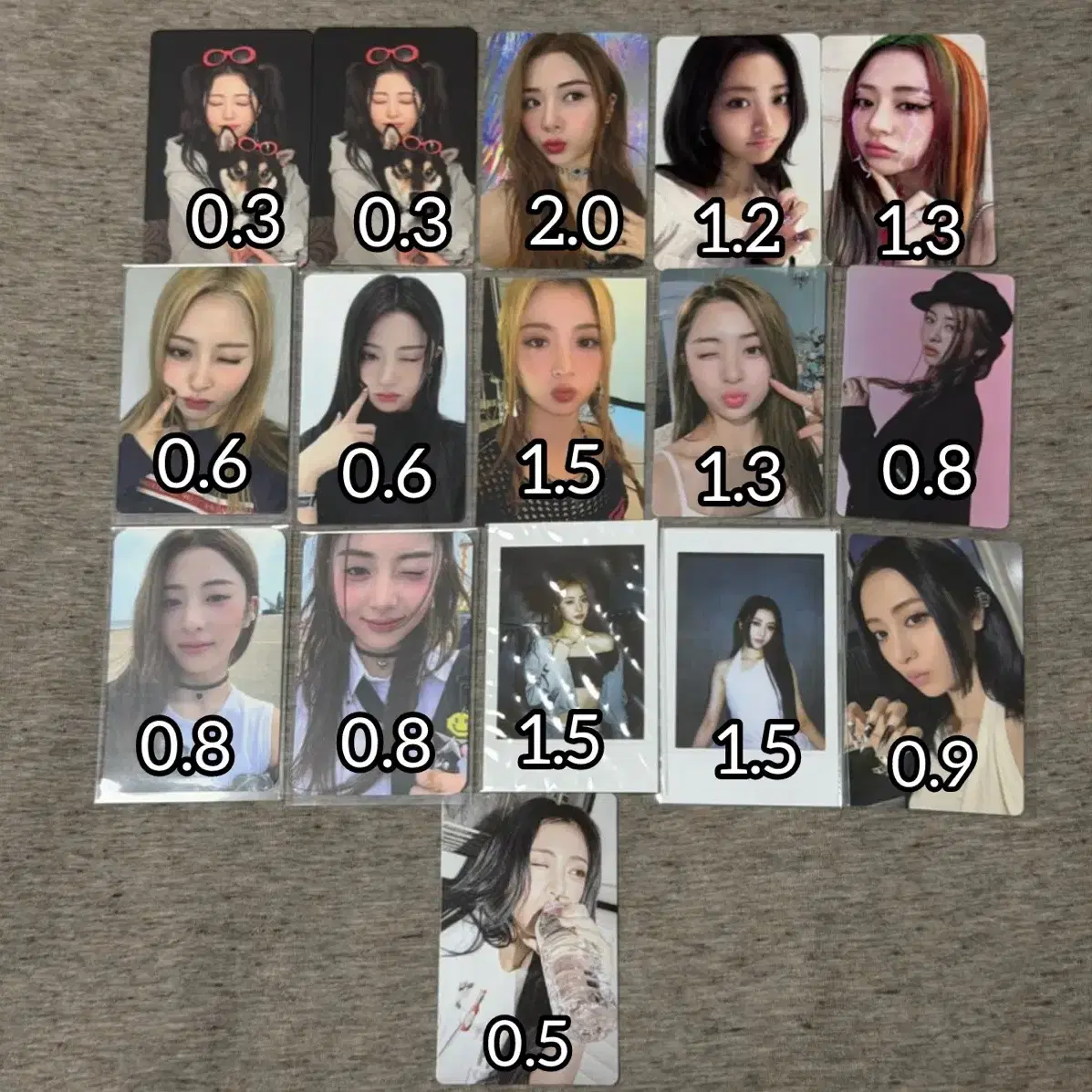 르세라핌 윤진 허윤진 포카 양도