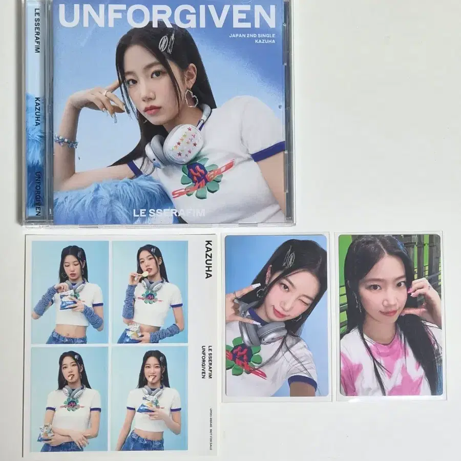 르세라핌 카즈하 UNFORGIVEN 일본 앨범 포토카드 포카