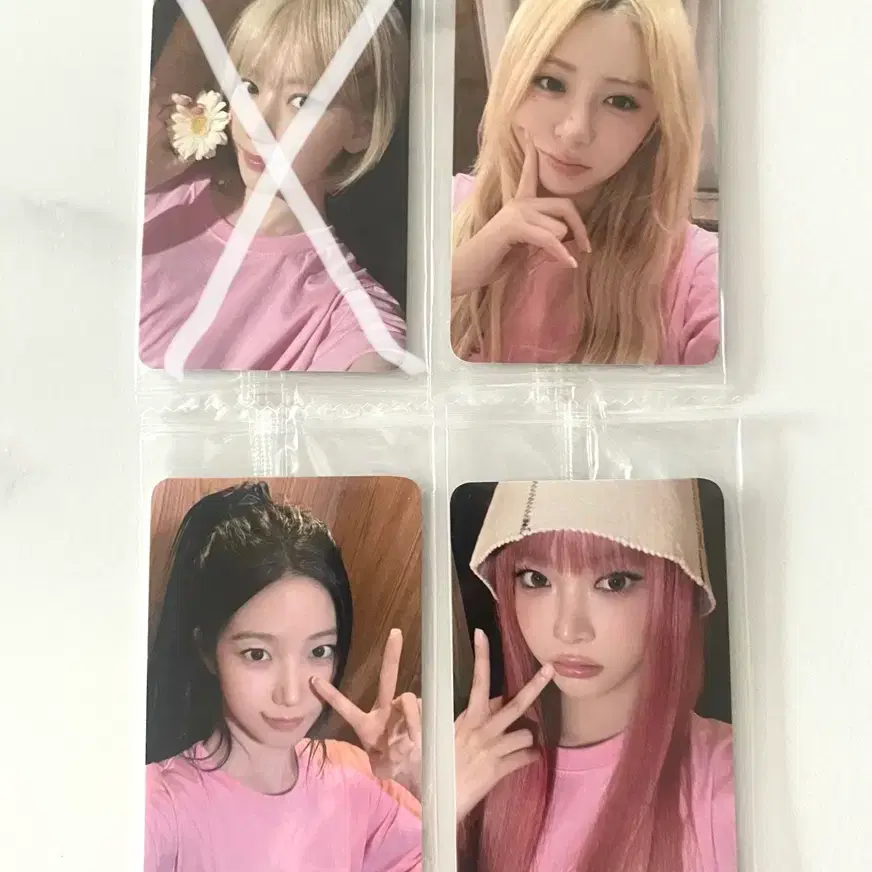 #분철)르세라핌 케타포 PUREFLOW 미공포 특전 포카 윤진카즈하은채