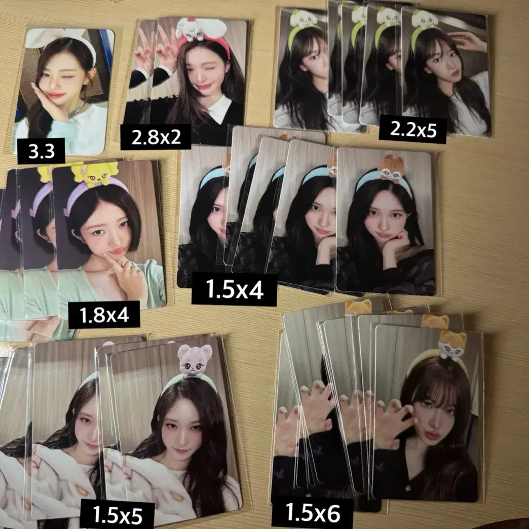 아이브 에버랜드 미니브 원영 레이 이서 가을 유진 리즈 인형 포카 플러시 3