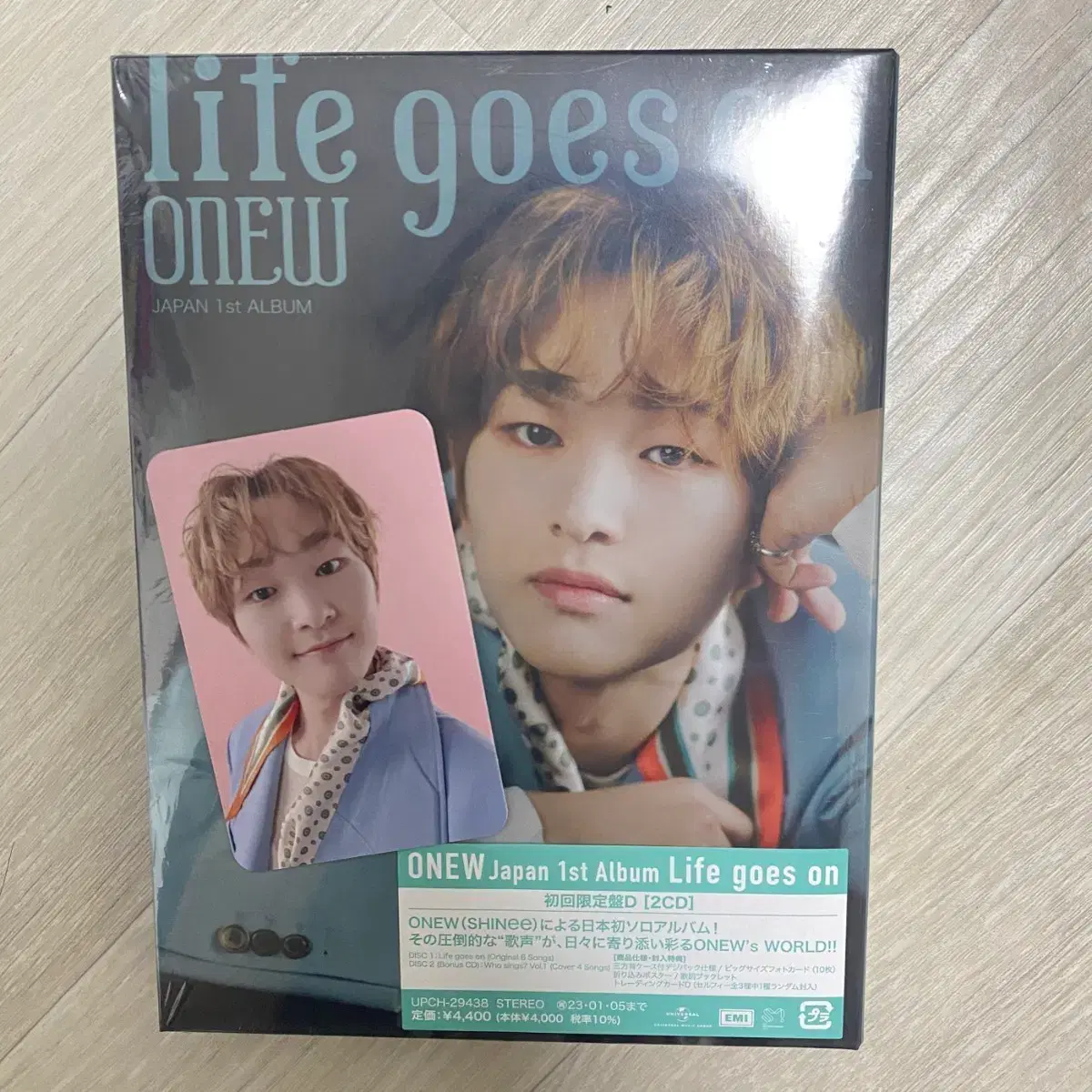 샤이니 온유 life goes on 앨범 초회한정반 D [포카 포함] 1