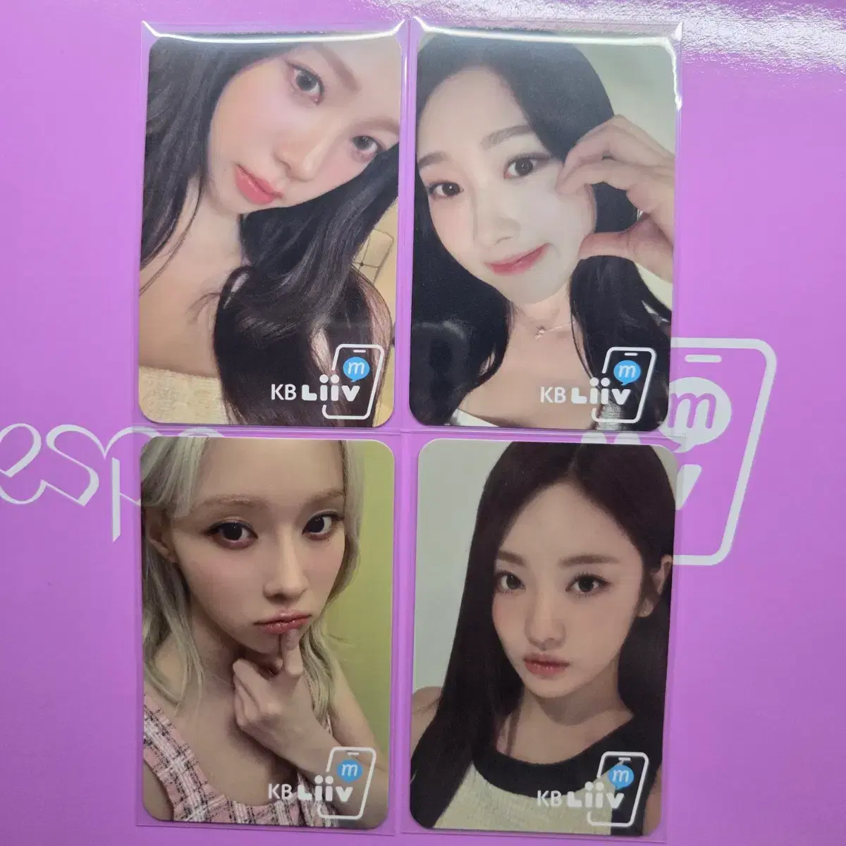 에스파 국민은행 리브 모바일M 챌린지 포토카드 풀박스 2