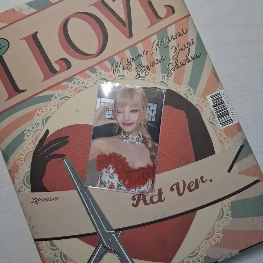 (여자)아이들 I LOVE Act Ver. 앨범과 민니 포토카드 팝니다