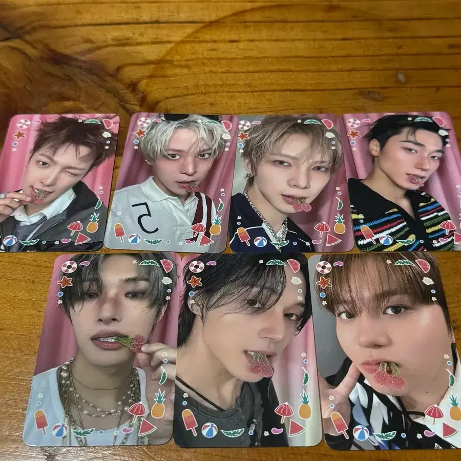 에이티즈 ateez bad 음악중심 미니팬미팅 포토카드