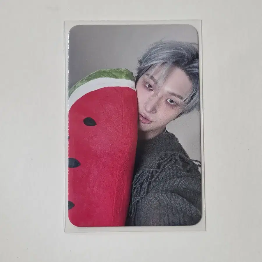 에이티즈 민기 골든아워5 케이팝투게더 특전 포카 수박 1