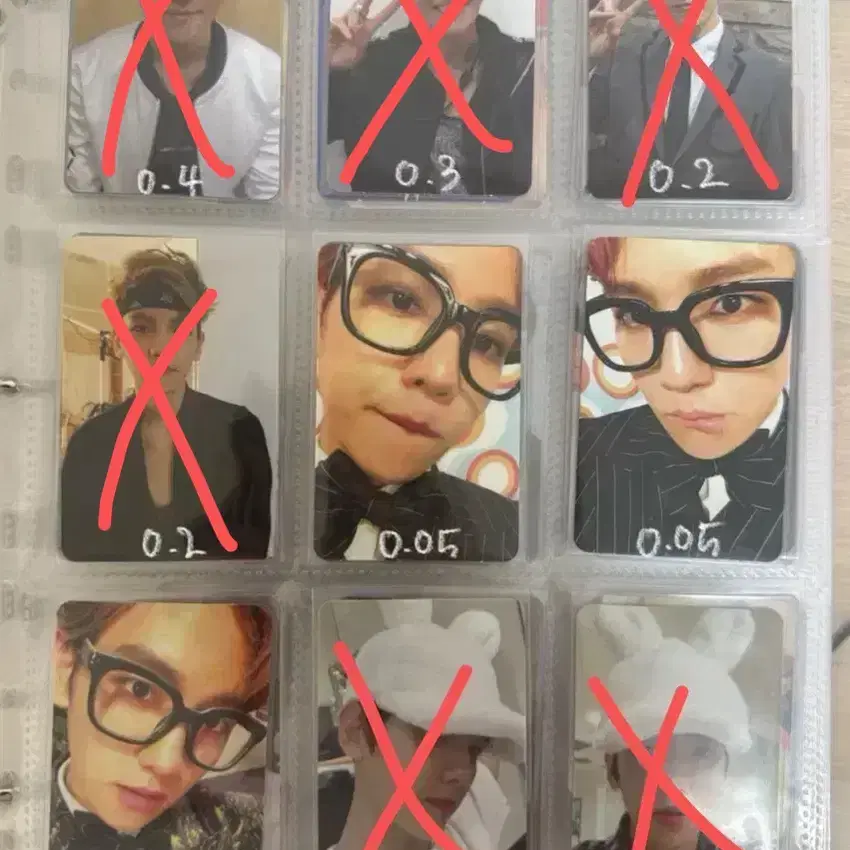 백현 포카 판매 2
