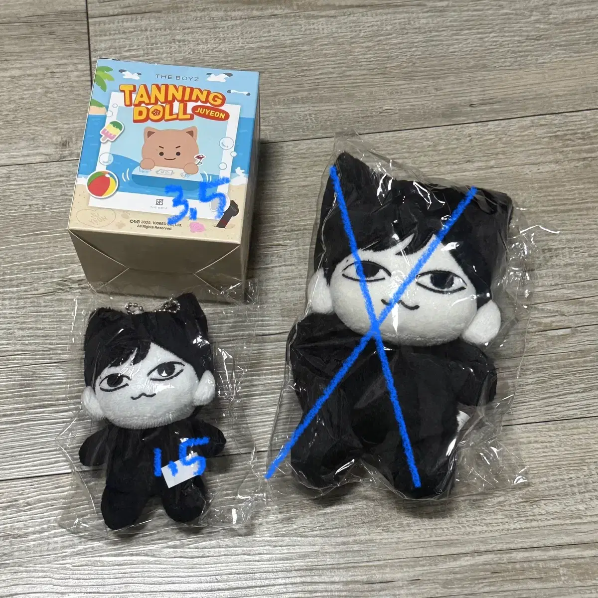 더보이즈 주연 더블레이즈 태닝 마물쭈 인형 키링 포토카드 양도 판매 1