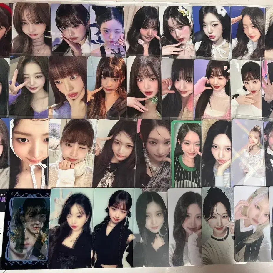 아이브포카판매합니다! 에버랜드분철리바이브싸인포카교환랜포이서장원영레이유진