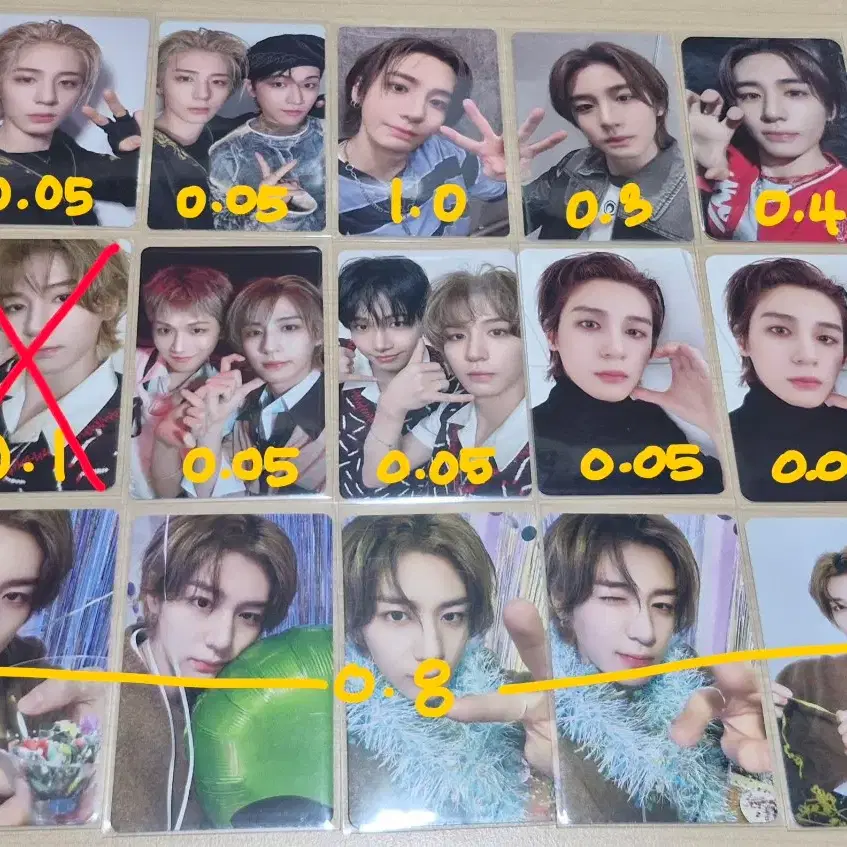 보넥도 포카 판매합니다 2
