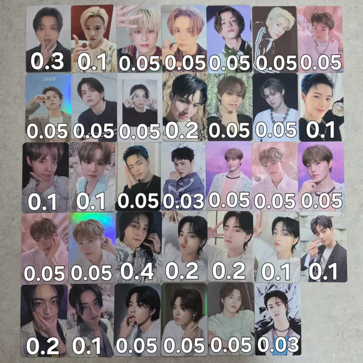 트레저 포카 처분 양도 최현석지훈요시준규윤재혁아사히도영하루토박정우소정환 3