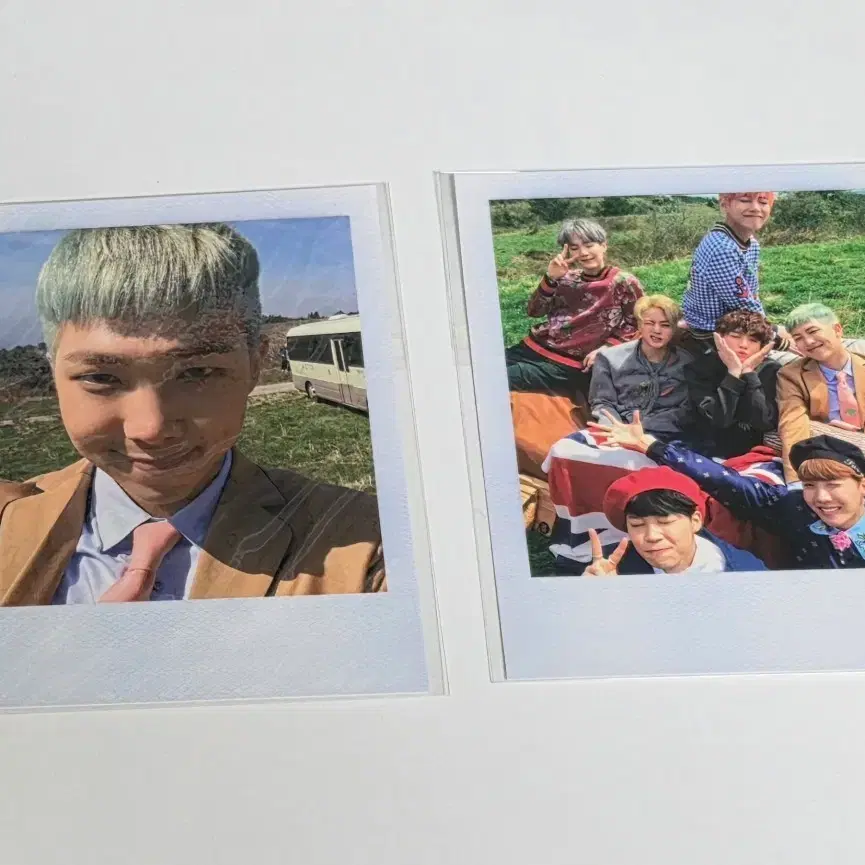 방탄 남준+단체 불타오르네 앨범 포카