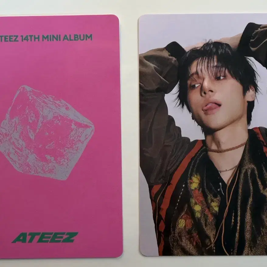 에이티즈 우영 포토카드 poca album 1