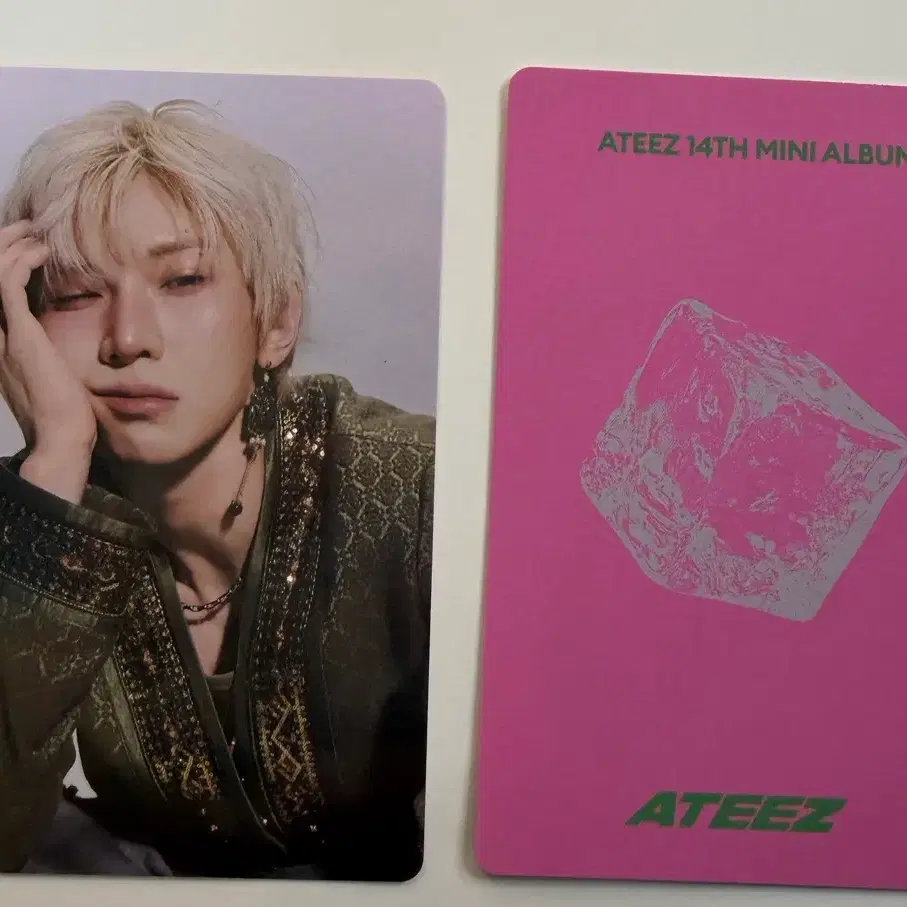 에이티즈 여상 포토카드 poca album 1