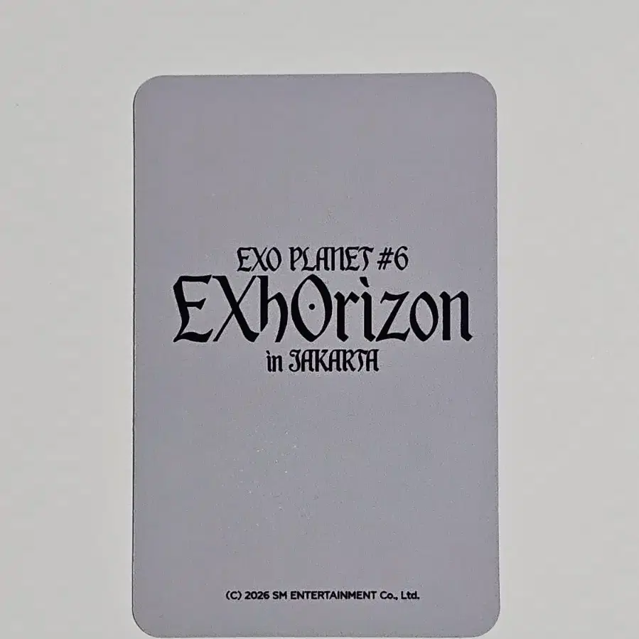 엑소 디오 경수 자카르타 콘서트 VIP 입장 특전 포카 2