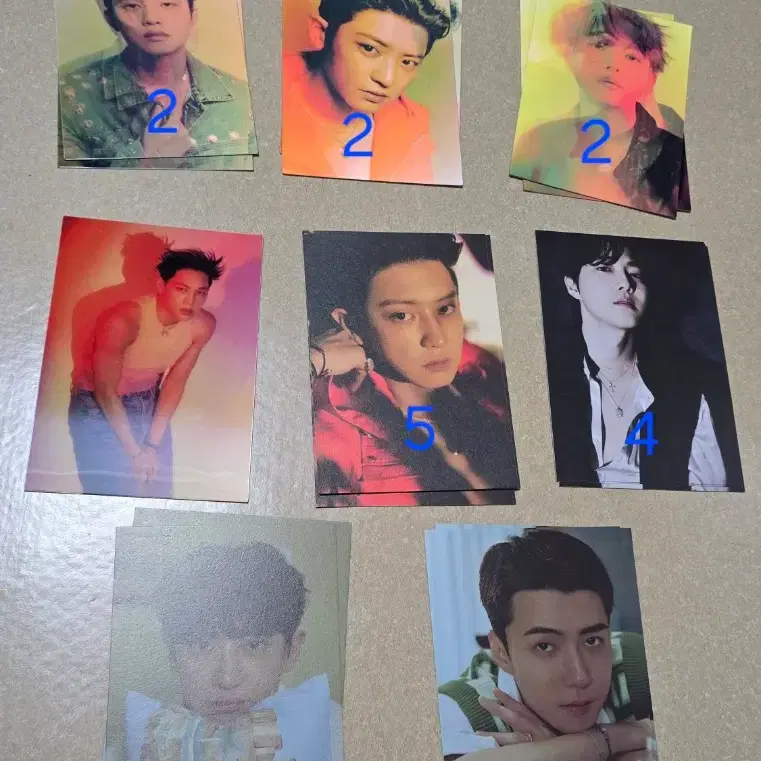 엑소 포카 엽서 2