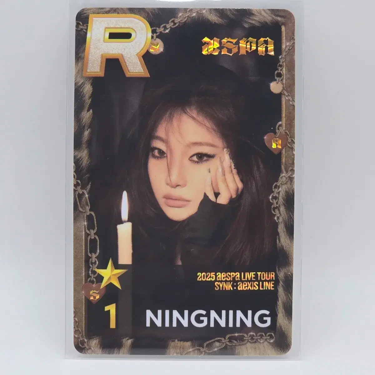 에스파 포토카드 2025 엑시즈 콘서트 슈스엠 닝닝