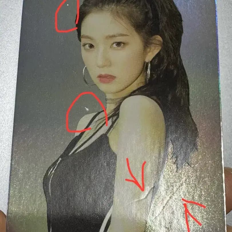 레드벨벳 아이린 데코 스티커 키트 홀로그램 포카 홀카 3