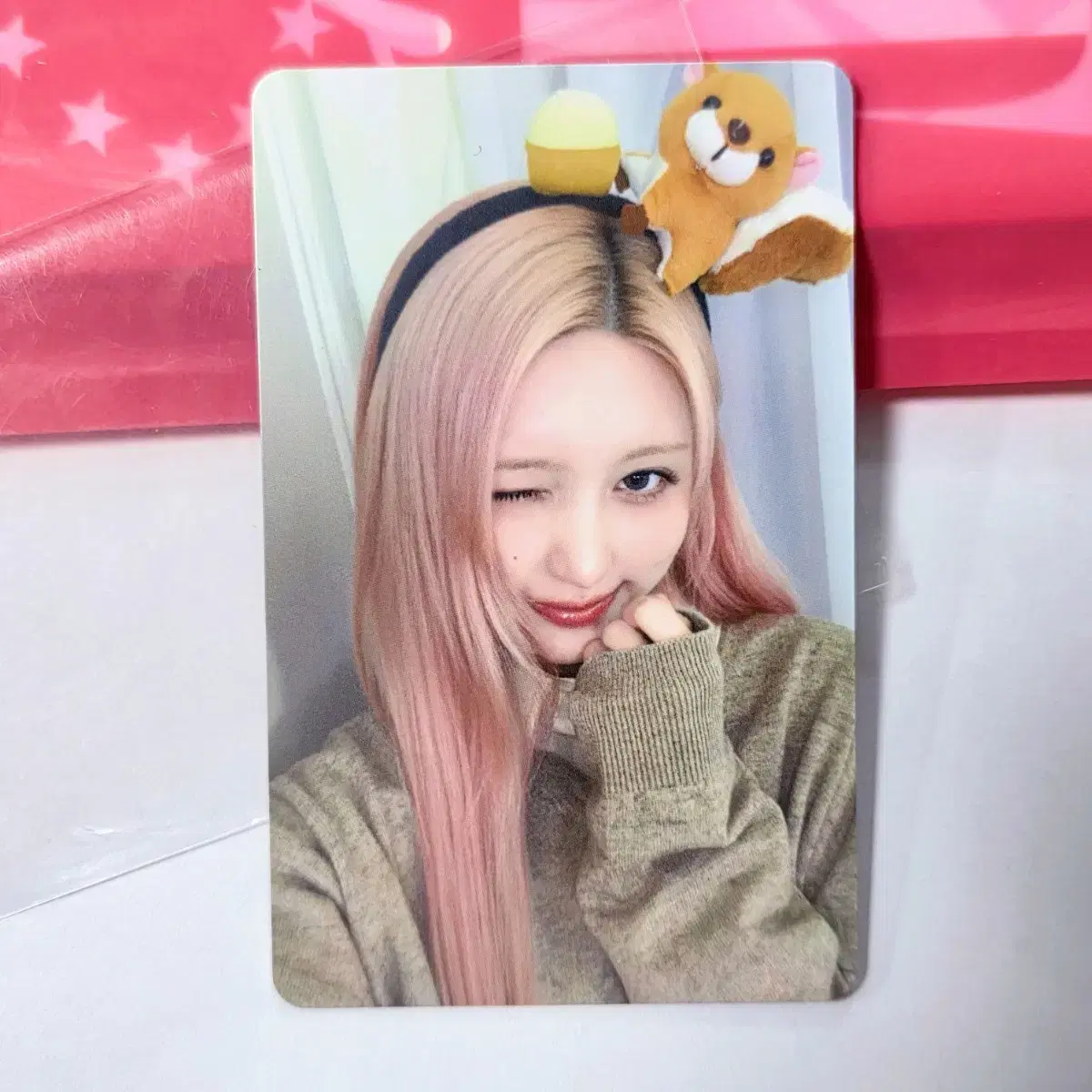 아이브 가을 RVEIVE+ 큐큐뮤직 5성 한정 포카 1