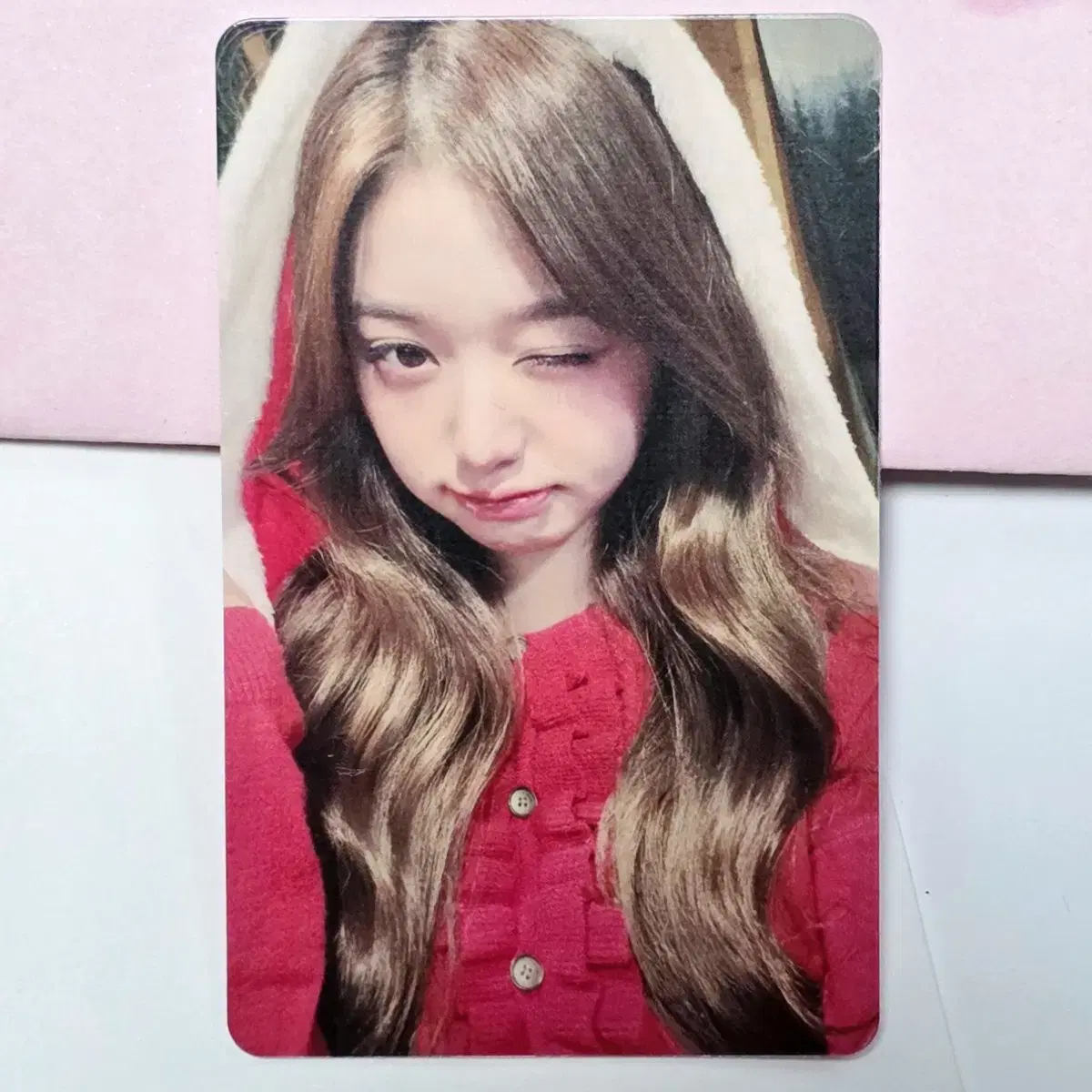 아이브 원영 시크릿 크리스마스 큐큐뮤직 5성 한정 포카 1