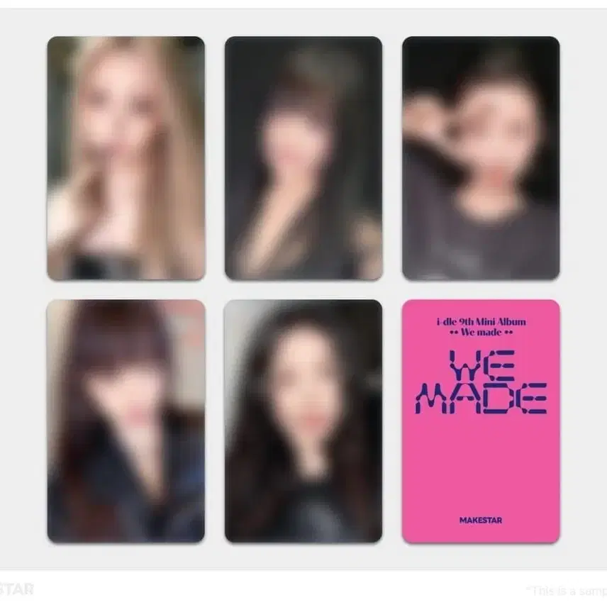 아이들 We made 포카앨범 멬스 럭드 분철 메이크스타 여자아이들 2
