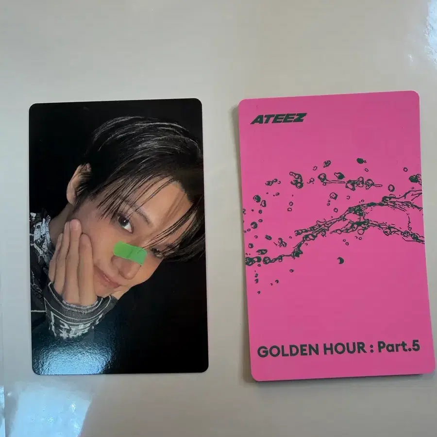 에이티즈 우영 포토카드 poca album 1