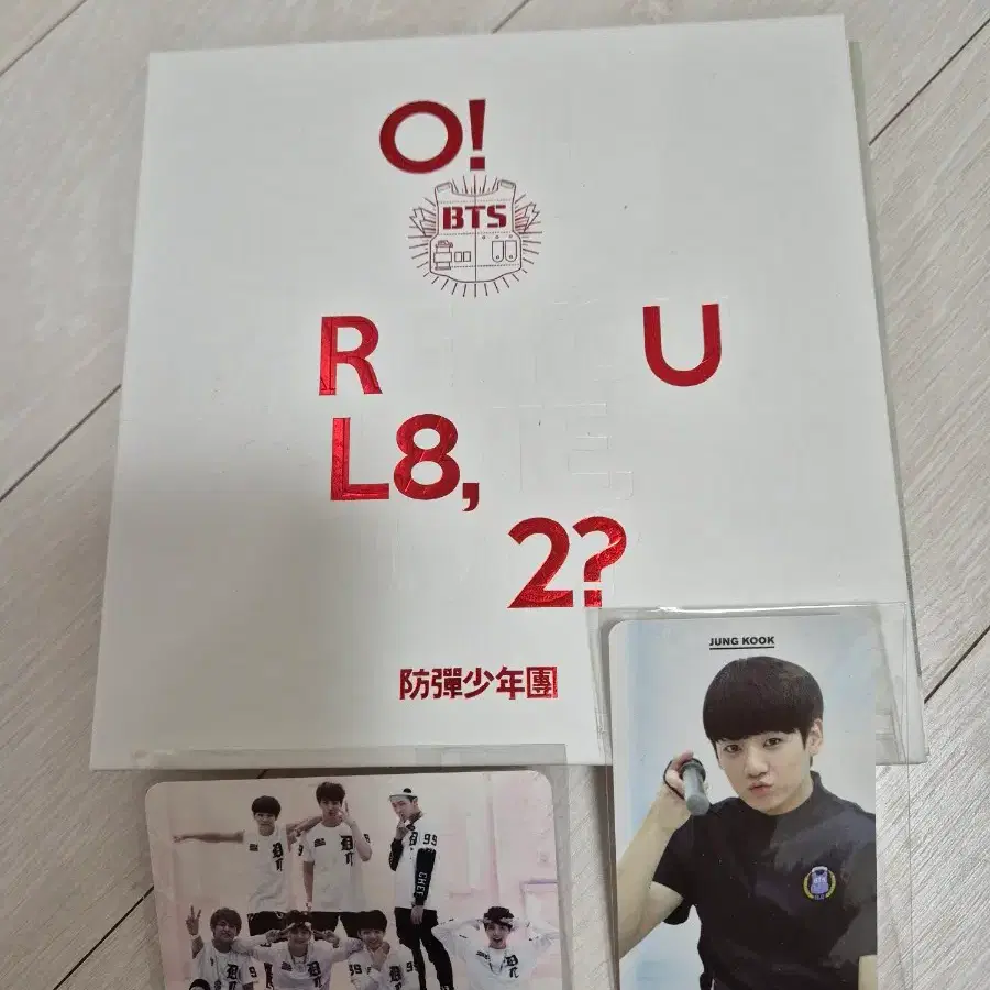 방탄소년단 BTS 엔오 O!RUL8,2 앨범 + 단체 정국포카 1