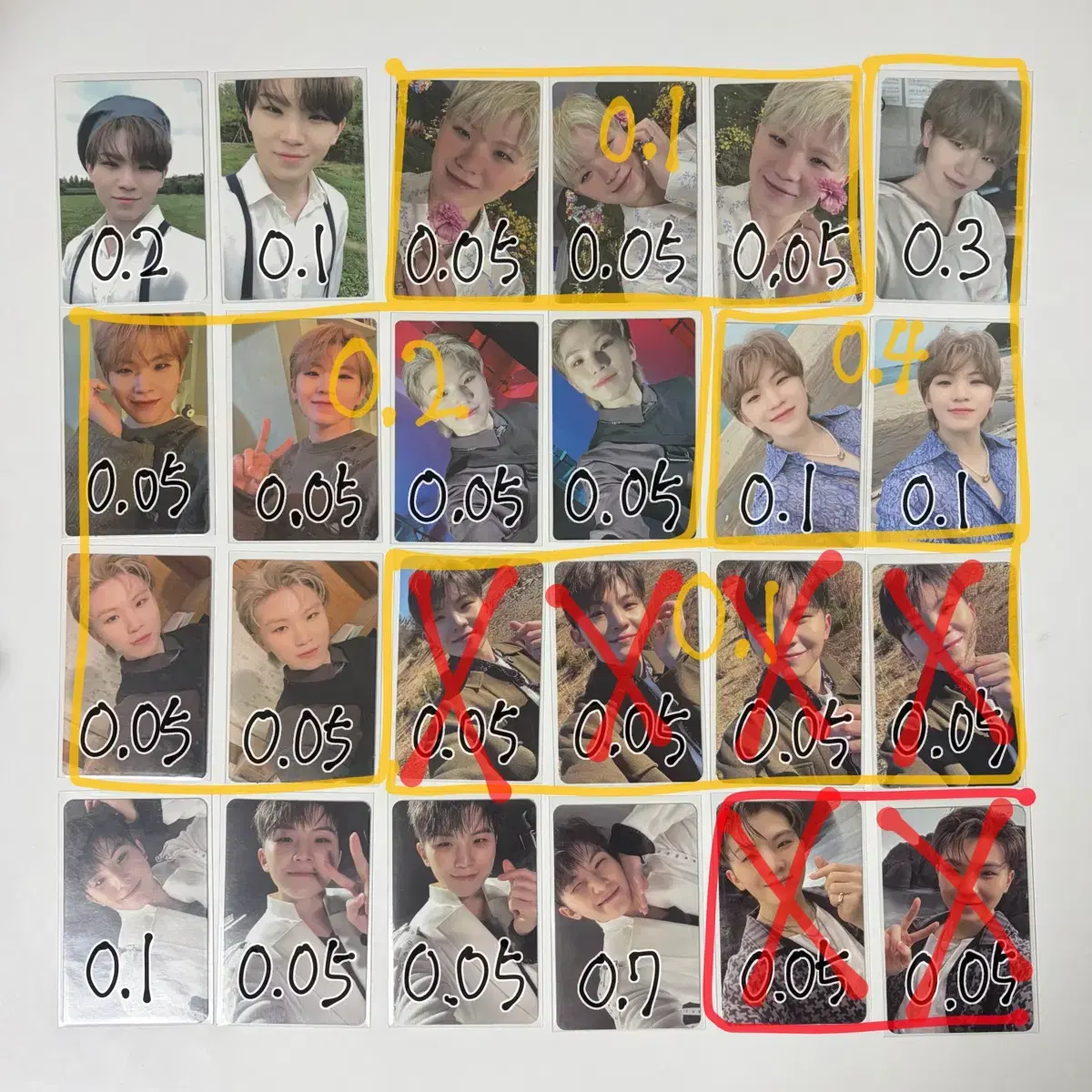 포마가격) 세븐틴 우지 지훈 포카 양도 판매 교환 4