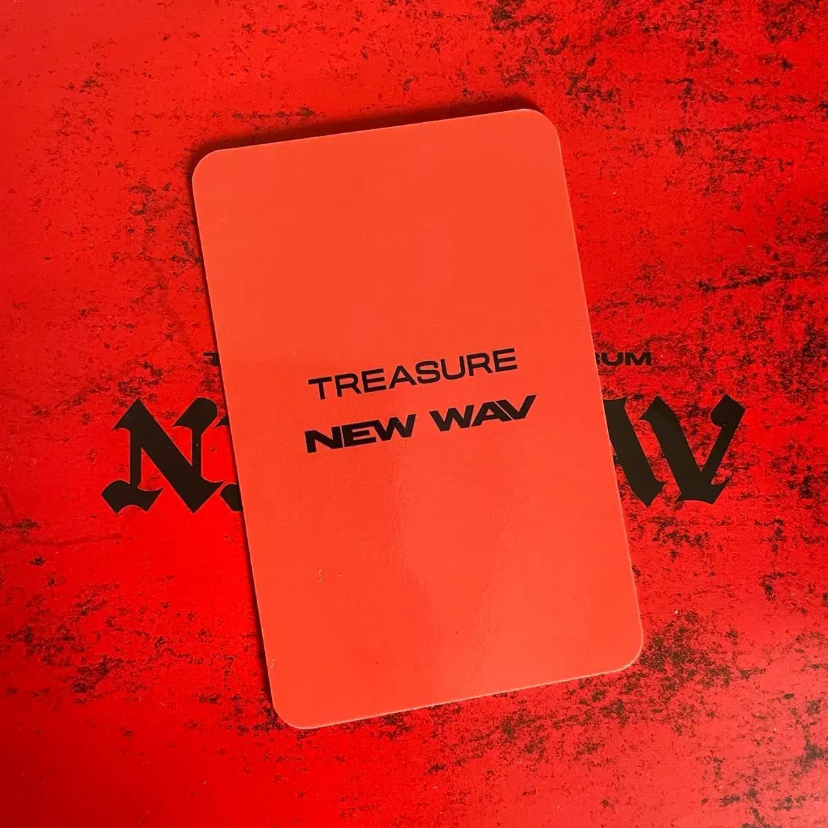 트레저 준규 일본 타워레코드 뉴웨이브 new wav 특전 포카 포토카드 2