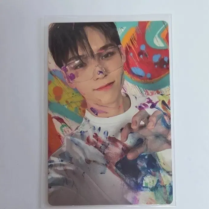세븐틴 face the sun HOT 버논 포토카드