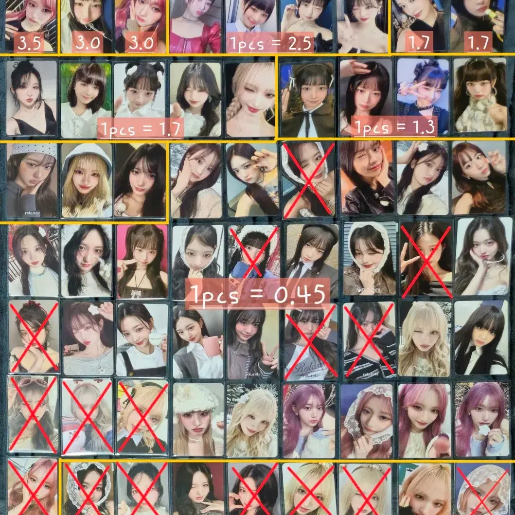 아이브 미공포 앨포 포토카드 포카 판매해요! 유진가을레이 원영리즈이서2 1