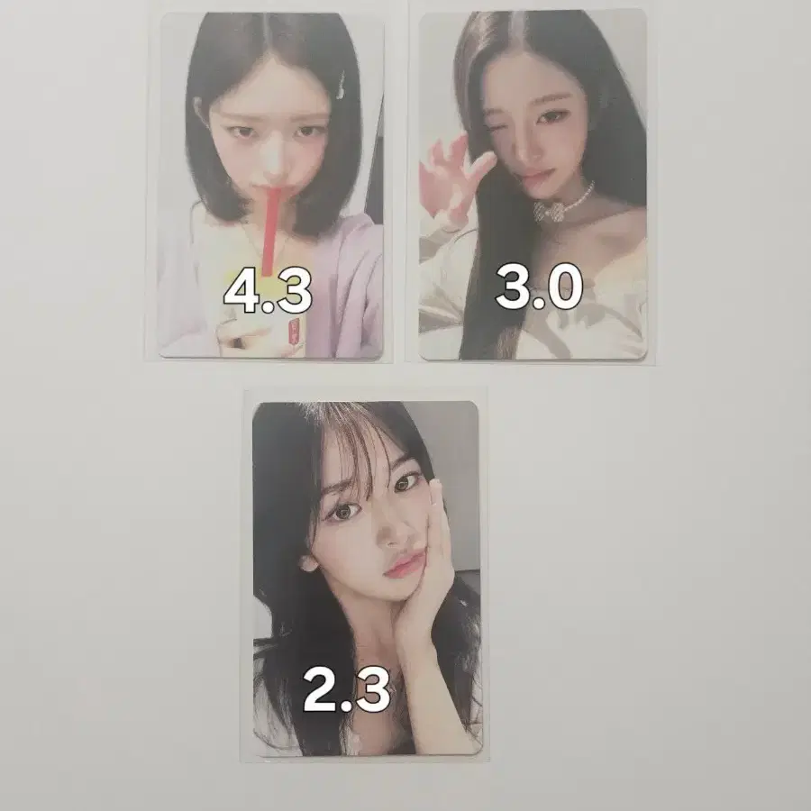 현물.아이브 위드뮤 리바이브 원영레이유진 팬싸인회 포카 포토카드 1