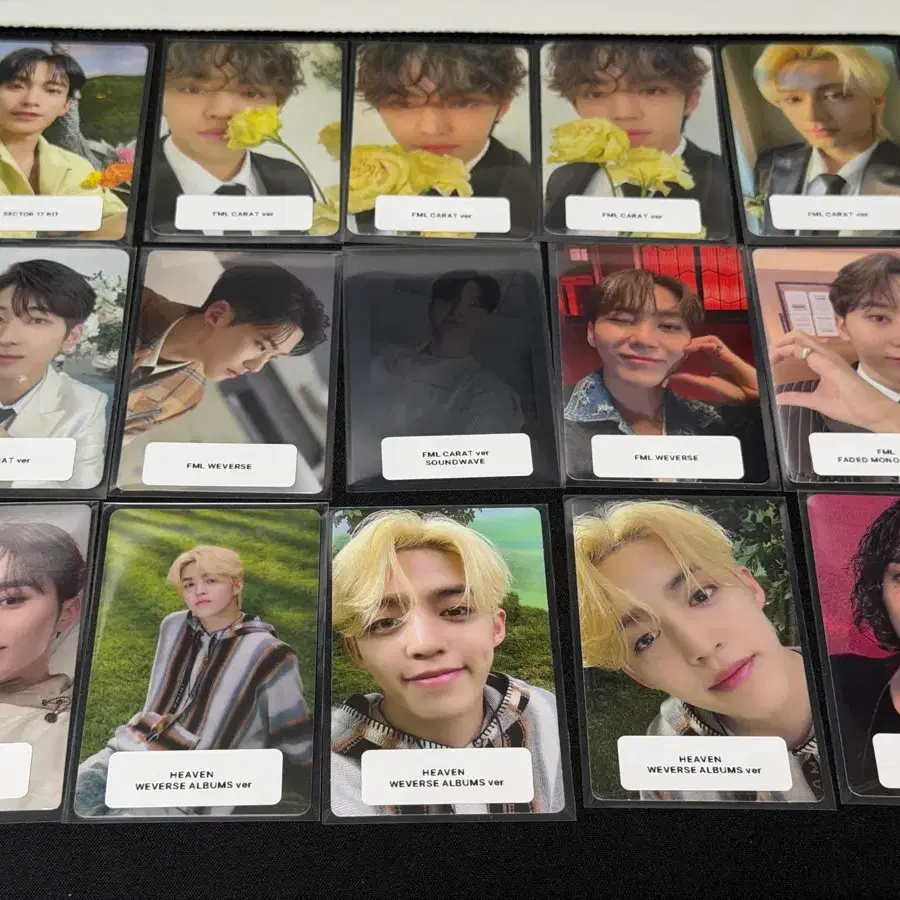 급처) 세븐틴 포카 대량 양도 4