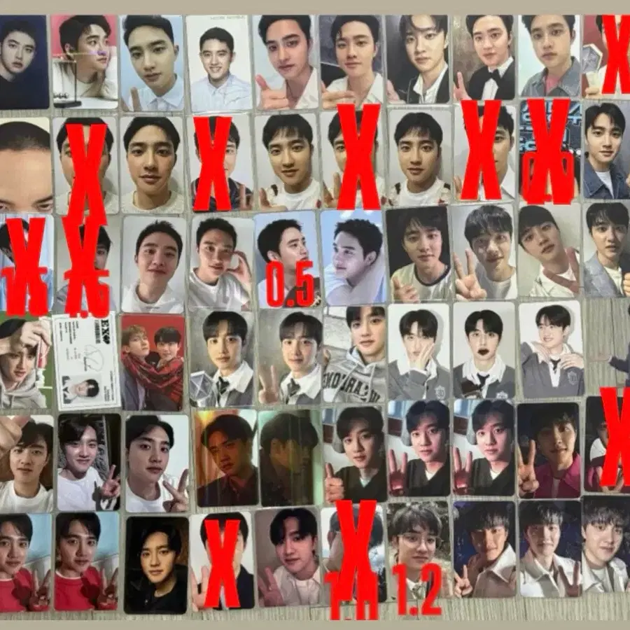 엑소 디오 도경수 포카 포토카드 양도 photocard 1