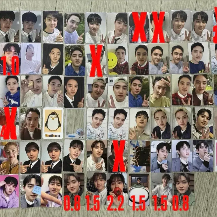 엑소 디오 도경수 포카 포토카드 양도 photocard 2