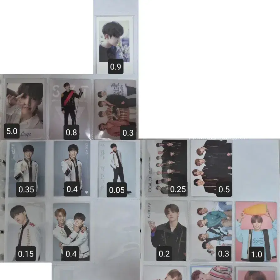 세븐틴 에스쿱스 포카 포토카드 하입바이브 샤다콘 짭폴라 팔로우 회장한정 3