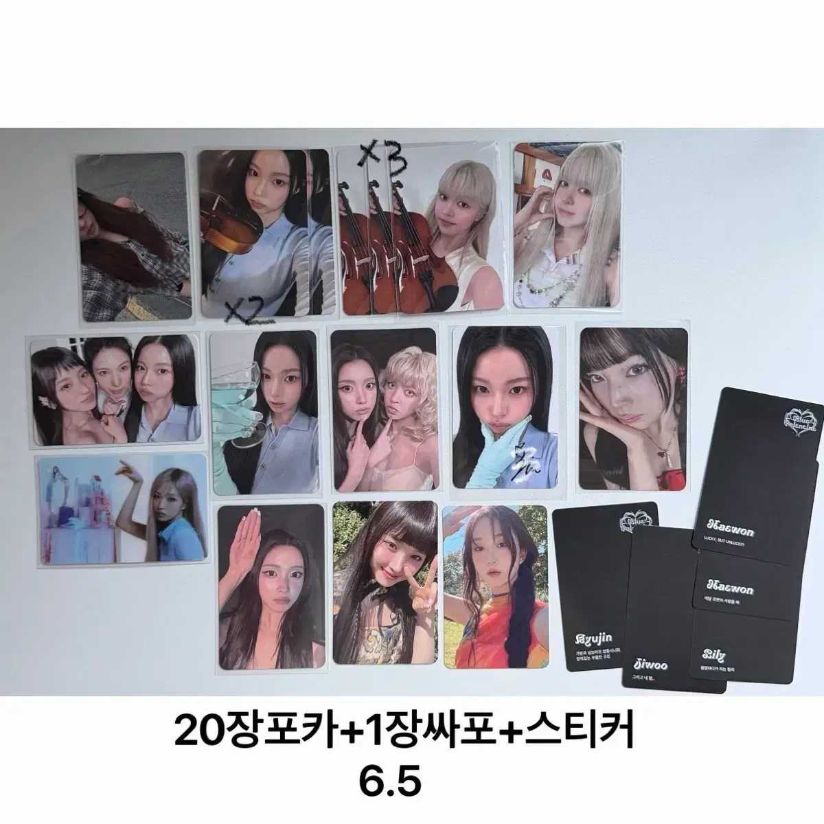 엔믹스 싸포 특전트레카포카 멬스 릴리해원지우규진 스티커 양도 1