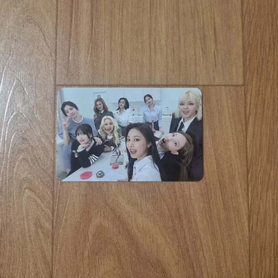 트와이스 사이언티스트 단체 포토카드 (포카)