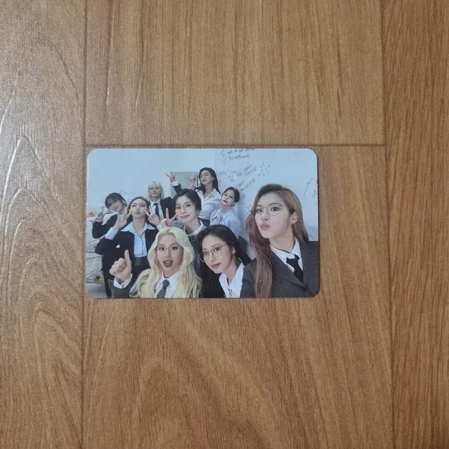 트와이스 사이언티스트 단체 포토카드 (포카)