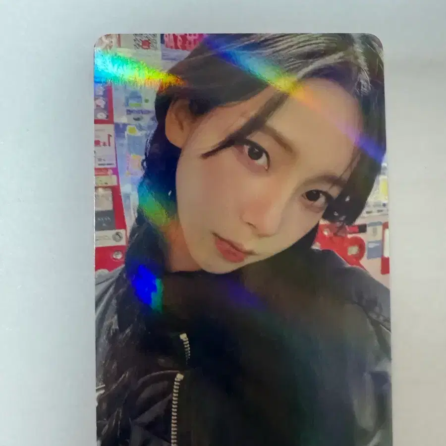 에스파 카리나 MY WORLD 위드뮤 특전 포토카드 포카 1