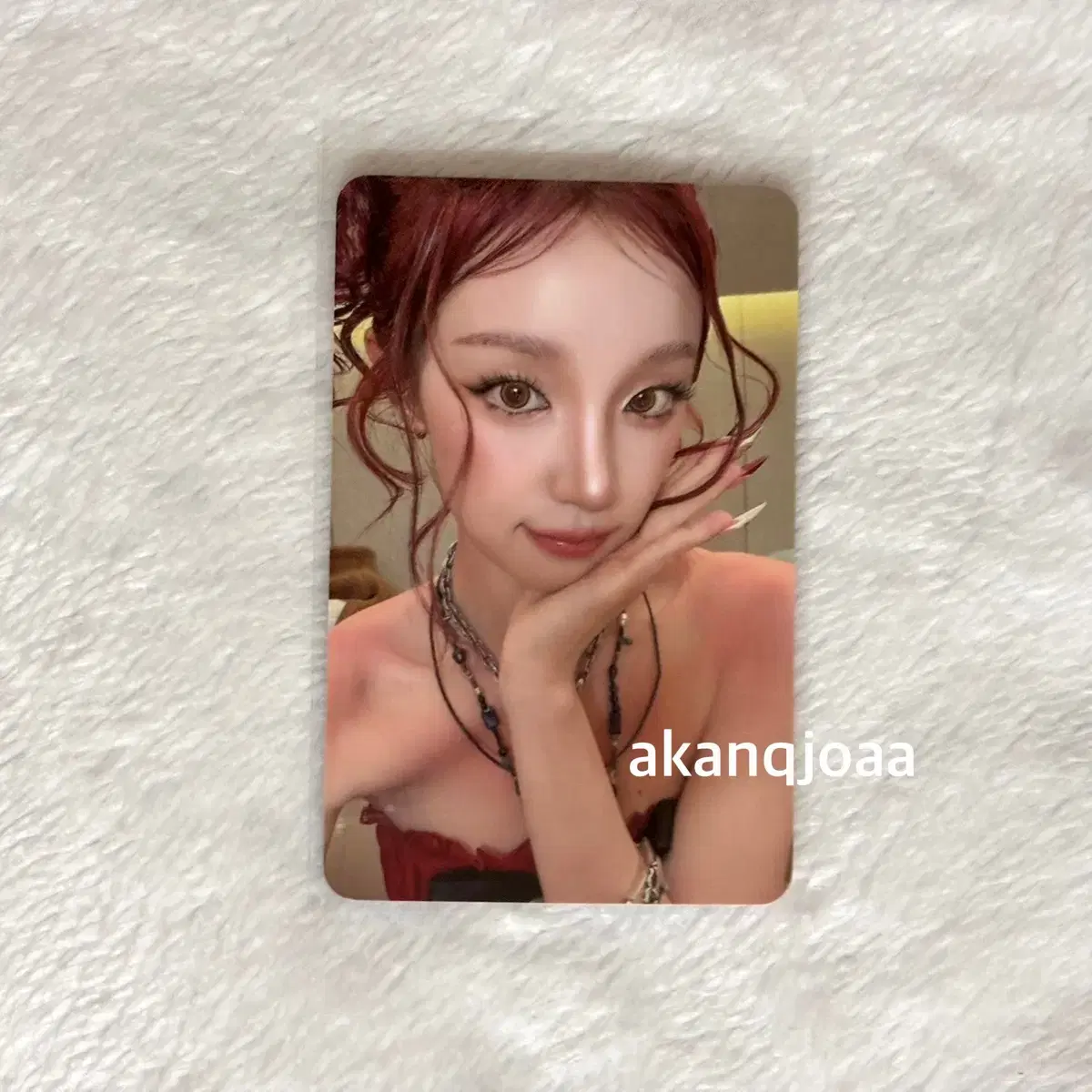 아이들 공방 우기 럭드 포카 깁미댓럽 idle 럭키드로우