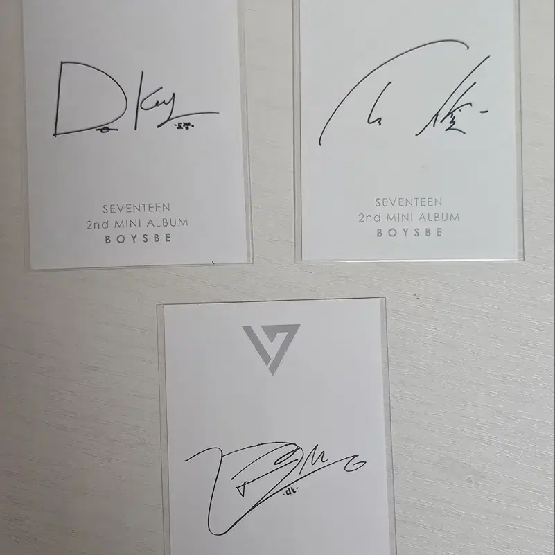 세븐틴 BOYS BE 앨범 포토카드 준 도겸 디노 2