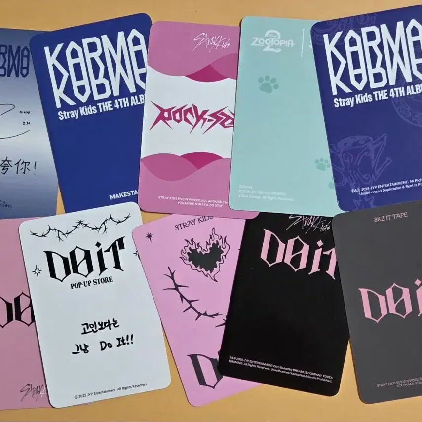 SKZ 스키즈 아이엔 I.N 카르마 두잇 스키주 락스타 포카 포토카드 2