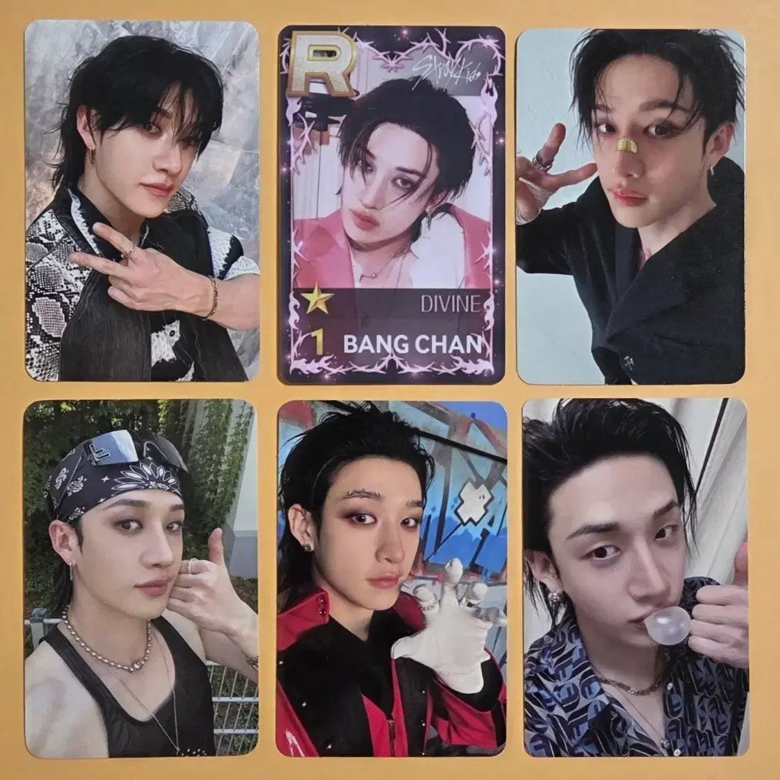 SKZ 스키즈 방찬 슈퍼스타 두잇 카르마 특전 포카 포토카드 1