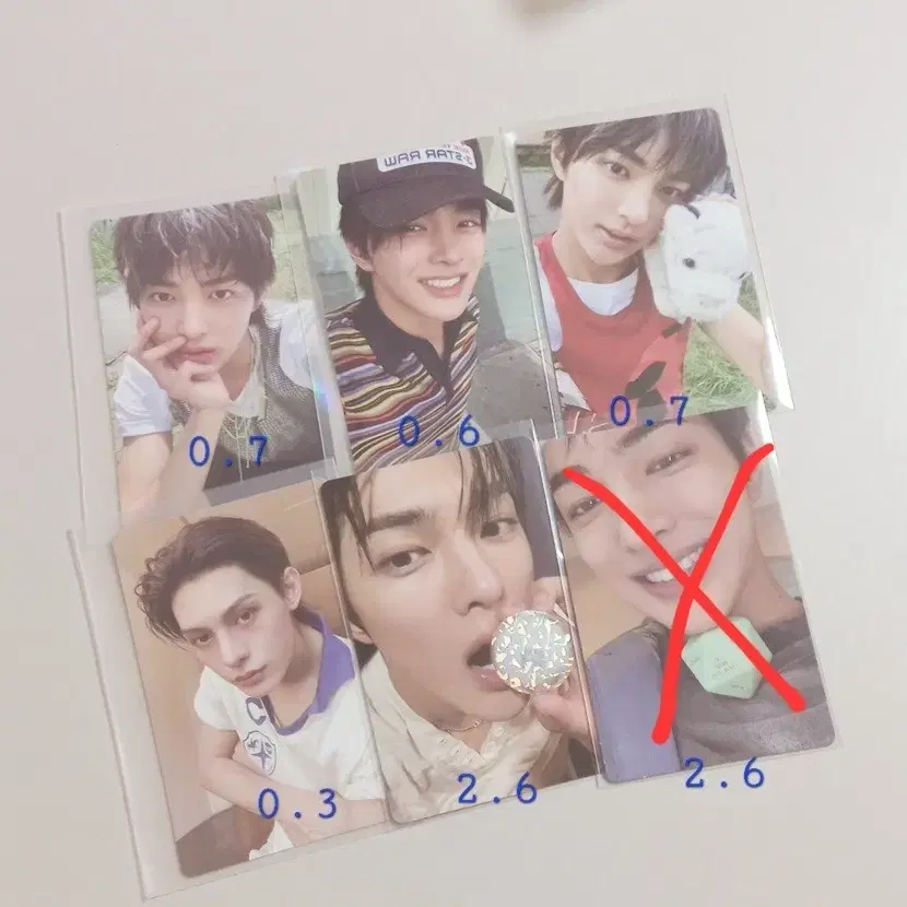교판)코르티스 건호 제임스 블루립스 주사위 앨범 포카 1