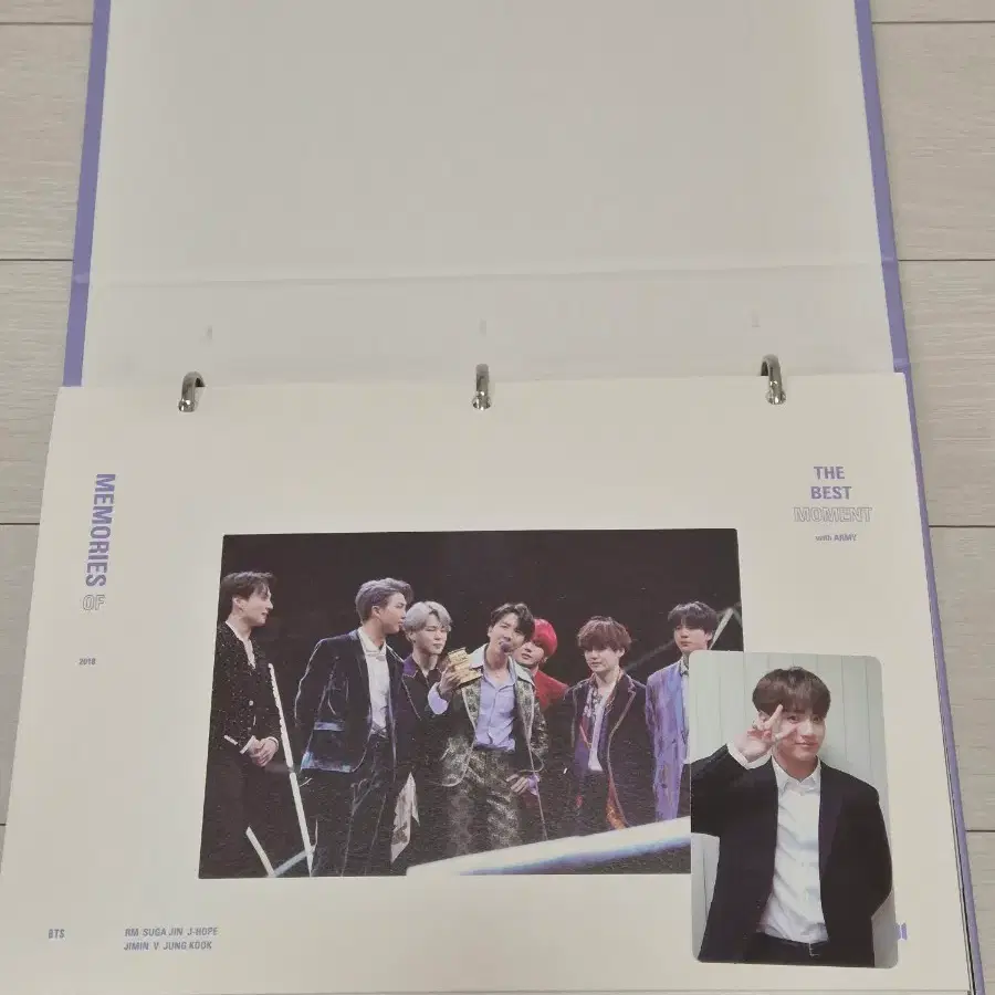 방탄 2018 메모리즈 정국 포카