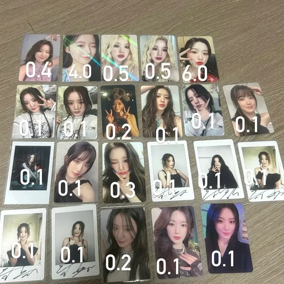 아이들 미연 민니 소연 우기  슈화 포카 양도 판매 1